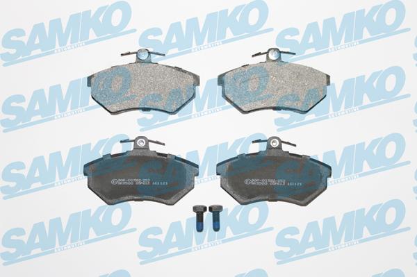 Samko 5SP613 - Kit de plaquettes de frein, frein à disque cwaw.fr