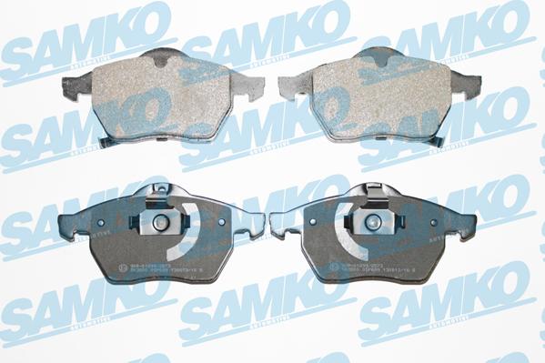 Samko 5SP689 - Kit de plaquettes de frein, frein à disque cwaw.fr