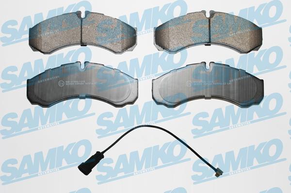 Samko 5SP684C - Kit de plaquettes de frein, frein à disque cwaw.fr