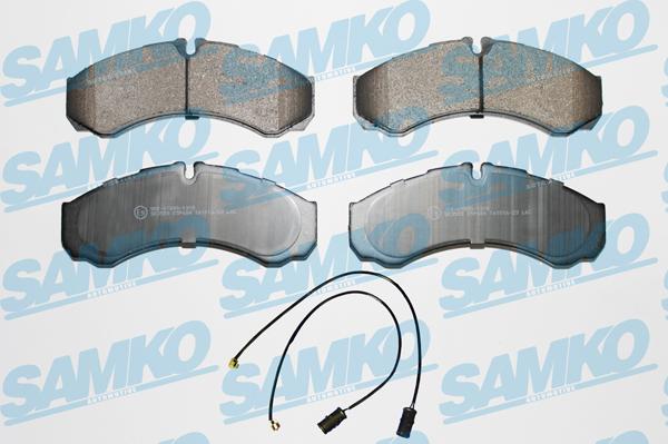 Samko 5SP684D - Kit de plaquettes de frein, frein à disque cwaw.fr