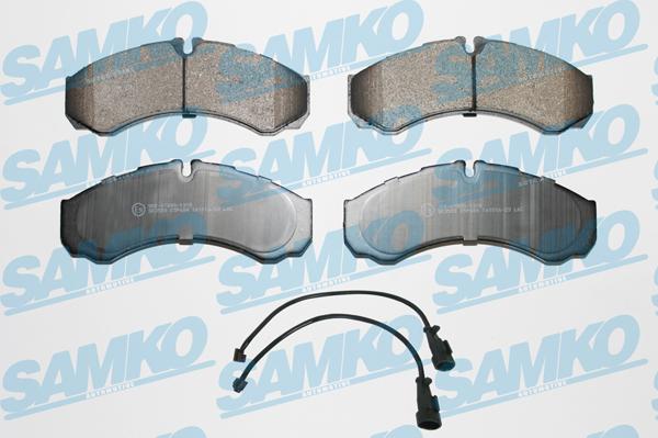 Samko 5SP684E - Kit de plaquettes de frein, frein à disque cwaw.fr