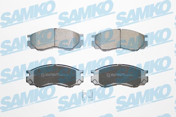 Samko 5SP686 - Kit de plaquettes de frein, frein à disque cwaw.fr