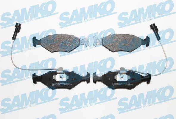 Samko 5SP680 - Kit de plaquettes de frein, frein à disque cwaw.fr