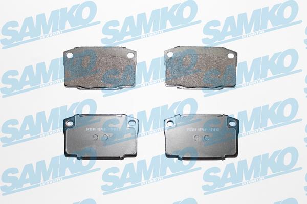 Samko 5SP681 - Kit de plaquettes de frein, frein à disque cwaw.fr