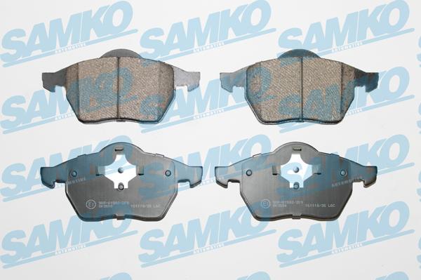 Samko 5SP639 - Kit de plaquettes de frein, frein à disque cwaw.fr