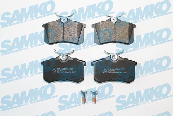 Samko 5SP634 - Kit de plaquettes de frein, frein à disque cwaw.fr