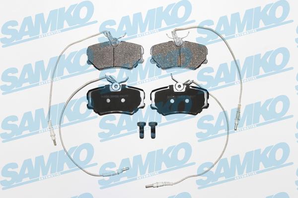 Samko 5SP636 - Kit de plaquettes de frein, frein à disque cwaw.fr