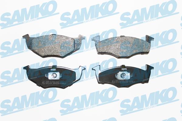 Samko 5SP638 - Kit de plaquettes de frein, frein à disque cwaw.fr