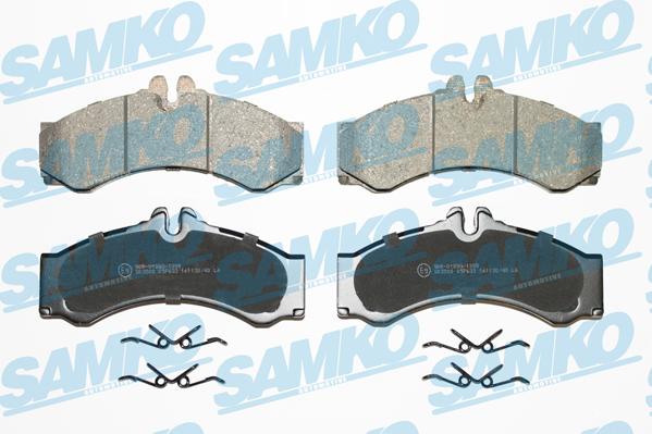 Samko 5SP633 - Kit de plaquettes de frein, frein à disque cwaw.fr