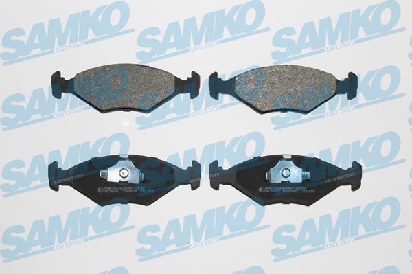 Samko 5SP632 - Kit de plaquettes de frein, frein à disque cwaw.fr