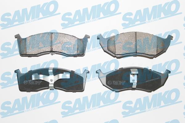 Samko 5SP629 - Kit de plaquettes de frein, frein à disque cwaw.fr