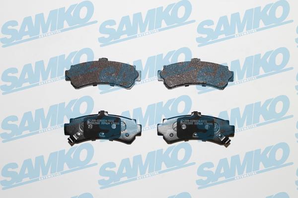 Samko 5SP624 - Kit de plaquettes de frein, frein à disque cwaw.fr