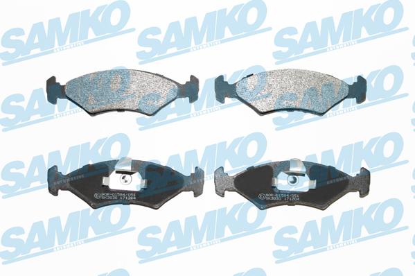 Samko 5SP628 - Kit de plaquettes de frein, frein à disque cwaw.fr