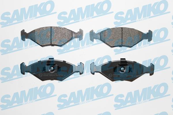 Samko 5SP679 - Kit de plaquettes de frein, frein à disque cwaw.fr