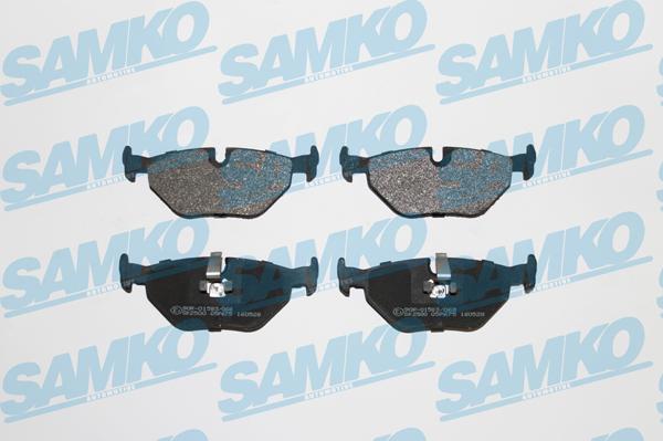 Samko 5SP675 - Kit de plaquettes de frein, frein à disque cwaw.fr