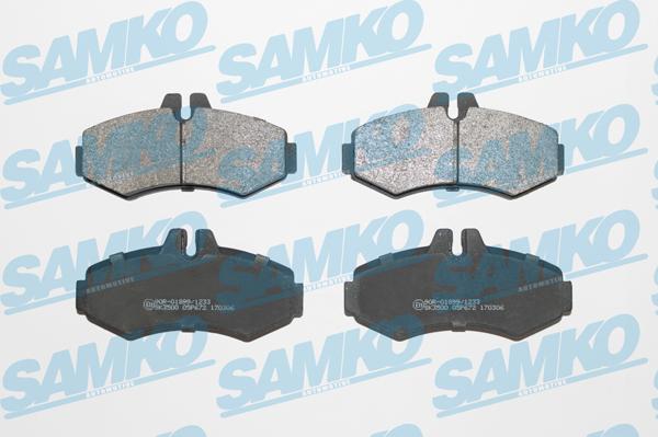 Samko 5SP672 - Kit de plaquettes de frein, frein à disque cwaw.fr