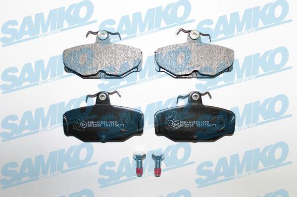 Samko 5SP677 - Kit de plaquettes de frein, frein à disque cwaw.fr