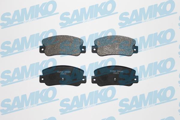 Samko 5SP095 - Kit de plaquettes de frein, frein à disque cwaw.fr