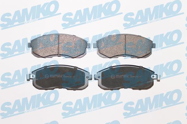 Samko 5SP090 - Kit de plaquettes de frein, frein à disque cwaw.fr