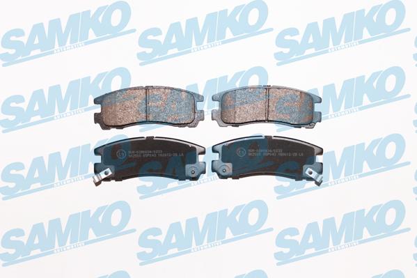 Samko 5SP043 - Kit de plaquettes de frein, frein à disque cwaw.fr