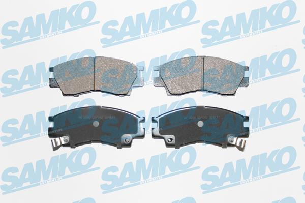 Samko 5SP042 - Kit de plaquettes de frein, frein à disque cwaw.fr