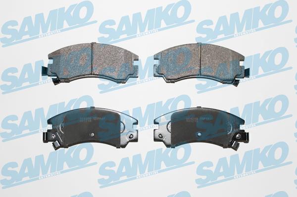 Samko 5SP047 - Kit de plaquettes de frein, frein à disque cwaw.fr