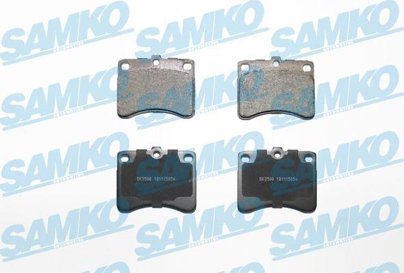 Samko 5SP056 - Kit de plaquettes de frein, frein à disque cwaw.fr