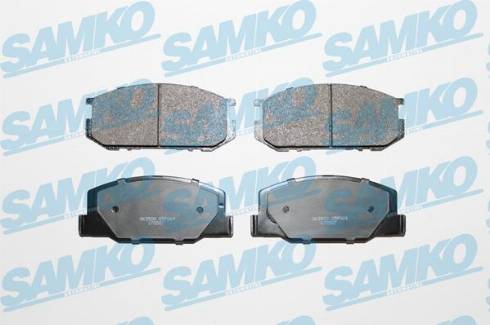 Samko 5SP064 - Kit de plaquettes de frein, frein à disque cwaw.fr