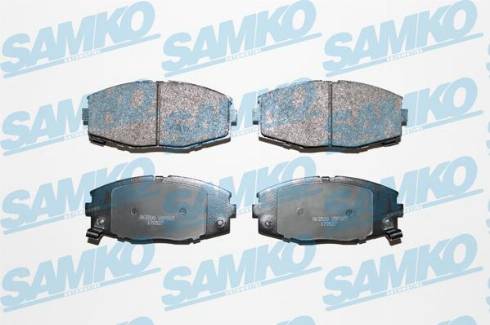 Samko 5SP065 - Kit de plaquettes de frein, frein à disque cwaw.fr