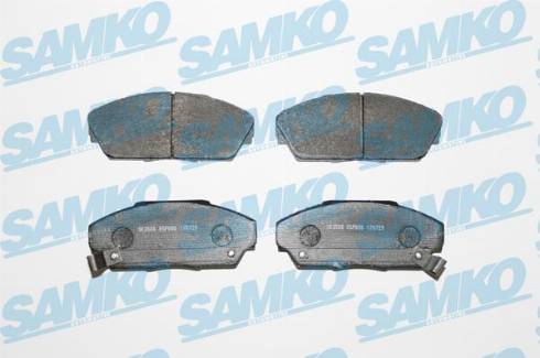 Samko 5SP080 - Kit de plaquettes de frein, frein à disque cwaw.fr