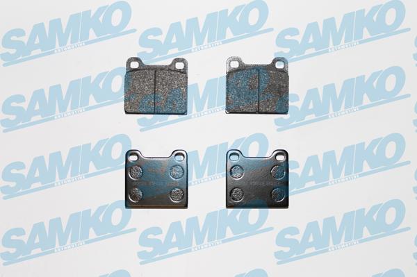 Samko 5SP024 - Kit de plaquettes de frein, frein à disque cwaw.fr