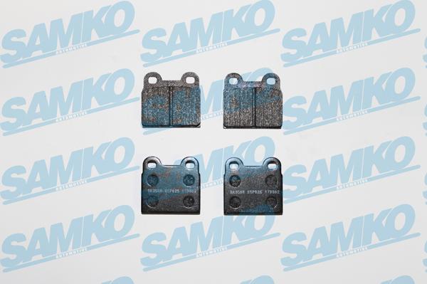 Samko 5SP025 - Kit de plaquettes de frein, frein à disque cwaw.fr