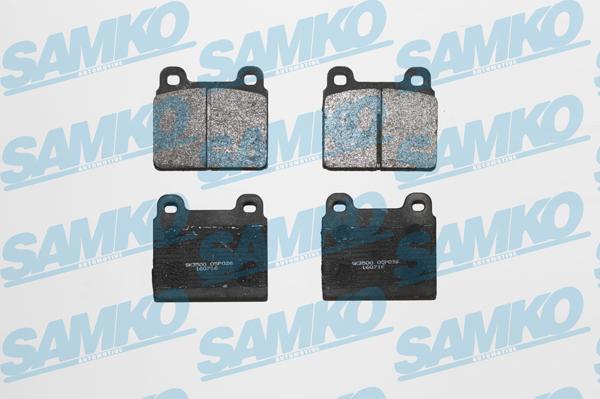 Samko 5SP026 - Kit de plaquettes de frein, frein à disque cwaw.fr