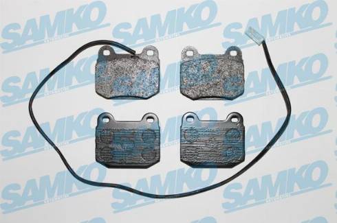 Samko 5SP022 - Kit de plaquettes de frein, frein à disque cwaw.fr