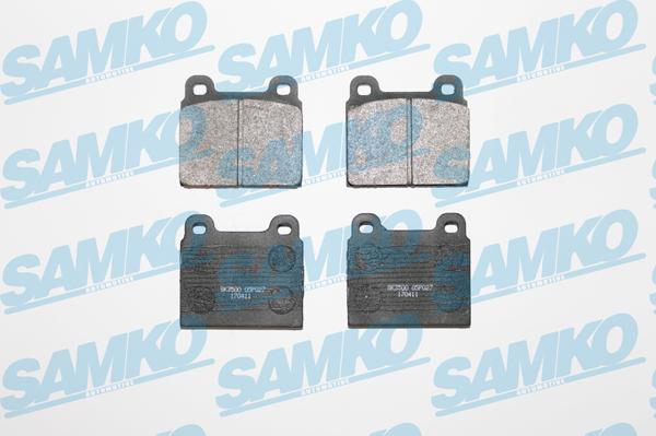 Samko 5SP027 - Kit de plaquettes de frein, frein à disque cwaw.fr