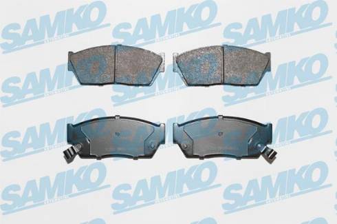 Samko 5SP076 - Kit de plaquettes de frein, frein à disque cwaw.fr