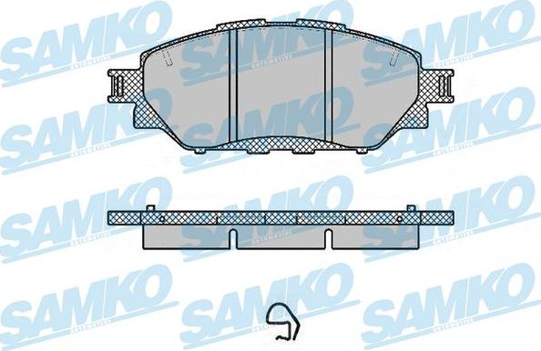 Samko 5SP1999 - Kit de plaquettes de frein, frein à disque cwaw.fr