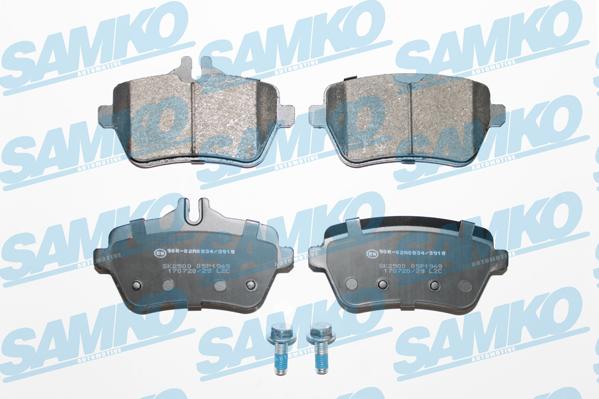 Samko 5SP1969 - Kit de plaquettes de frein, frein à disque cwaw.fr