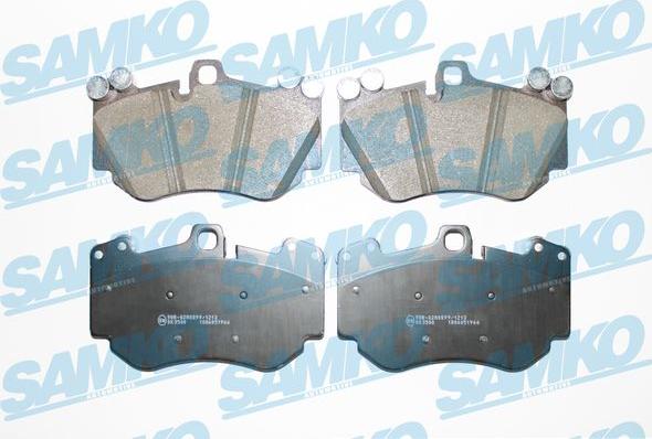 Samko 5SP1966 - Kit de plaquettes de frein, frein à disque cwaw.fr