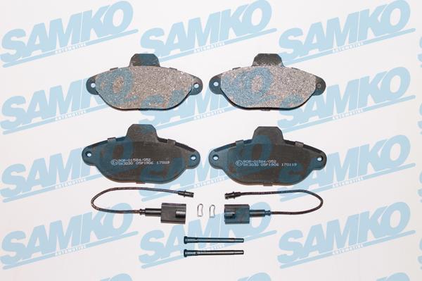 Samko 5SP1906 - Kit de plaquettes de frein, frein à disque cwaw.fr