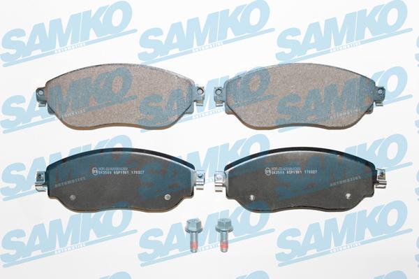 Samko 5SP1901 - Kit de plaquettes de frein, frein à disque cwaw.fr