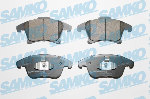 Samko 5SP1914 - Kit de plaquettes de frein, frein à disque cwaw.fr