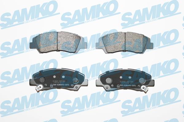 Samko 5SP1988 - Kit de plaquettes de frein, frein à disque cwaw.fr