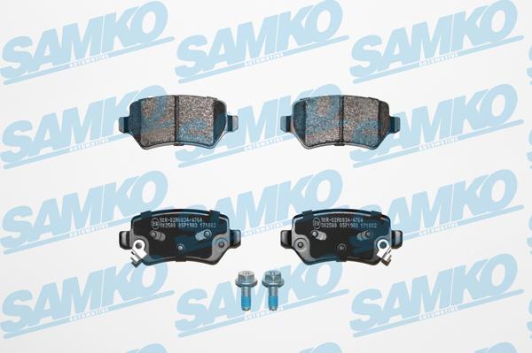 Samko 5SP1983 - Kit de plaquettes de frein, frein à disque cwaw.fr