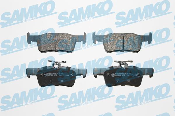 Samko 5SP1930 - Kit de plaquettes de frein, frein à disque cwaw.fr