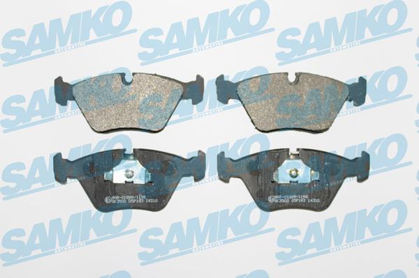 Samko 5SP193 - Kit de plaquettes de frein, frein à disque cwaw.fr