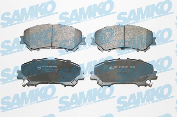 Samko 5SP1975 - Kit de plaquettes de frein, frein à disque cwaw.fr