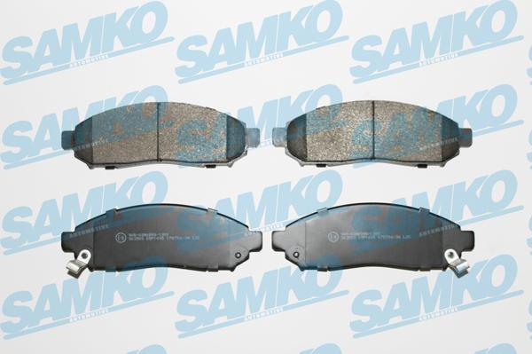 Samko 5SP1495 - Kit de plaquettes de frein, frein à disque cwaw.fr