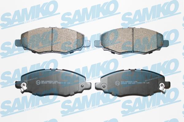 Samko 5SP1449 - Kit de plaquettes de frein, frein à disque cwaw.fr