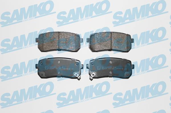 Samko 5SP1450 - Kit de plaquettes de frein, frein à disque cwaw.fr